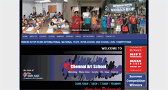 Desktop Screenshot of chennaiartschool.com
